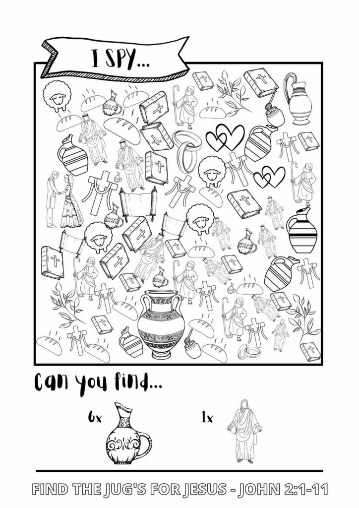 Printable Bible Activity Sheets