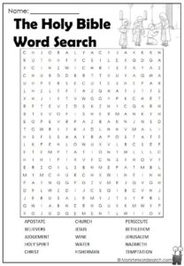 Bible Word Searches Free Printable bible weloveprintables net Bible Word Searches Free Printable bible weloveprintables net