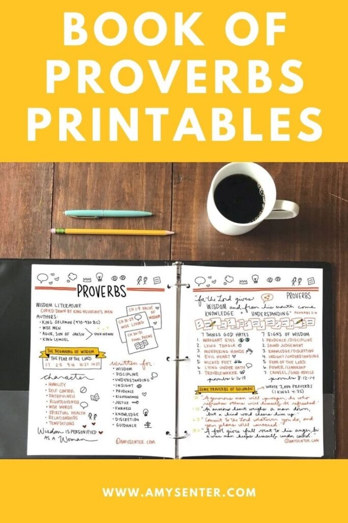 Proverbs Bible Study Printable bible weloveprintables net