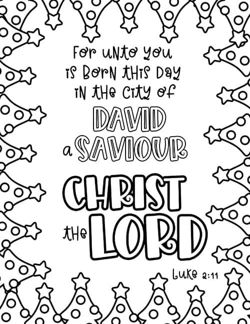 Christmas Bible Verses For Kids Bible Story Printables