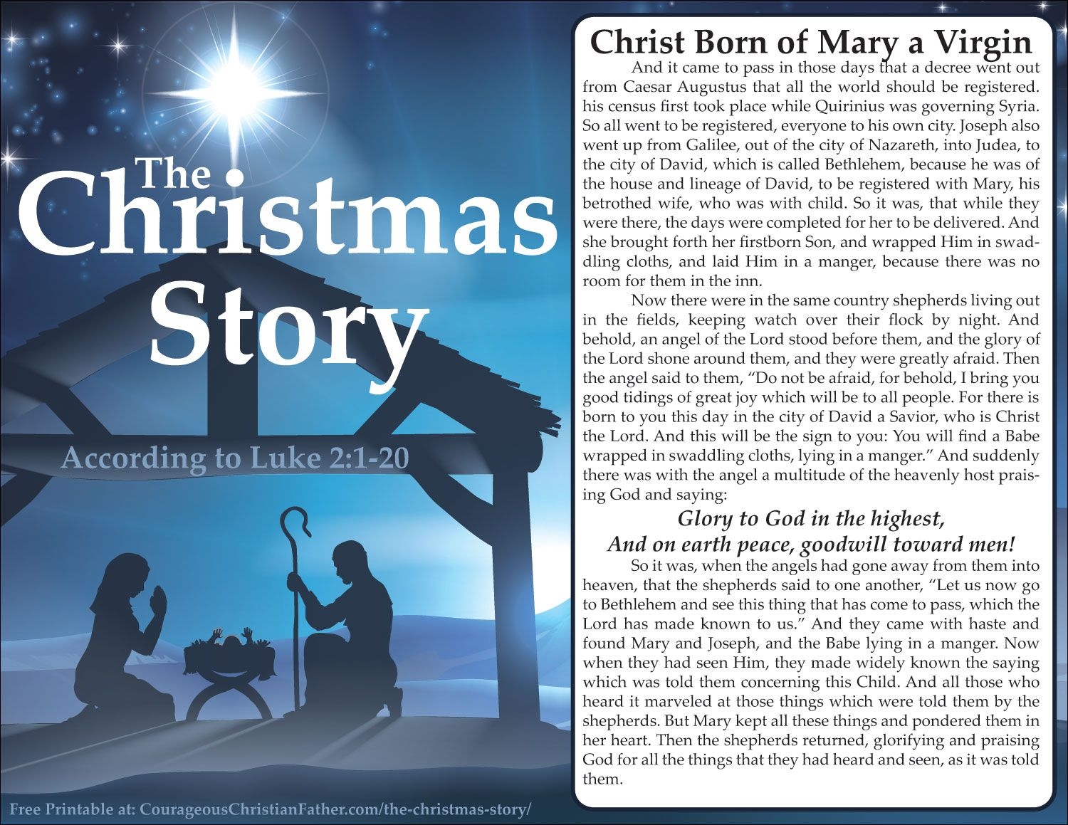 Christmas Story Printable Printable New Year Banners