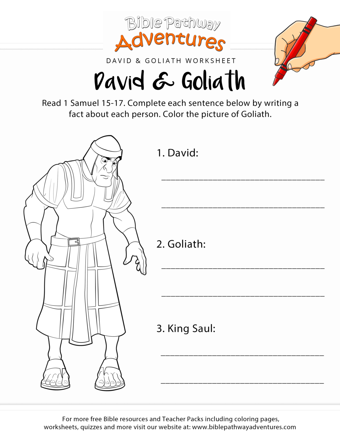 Free Printable Bible Worksheets For Youth