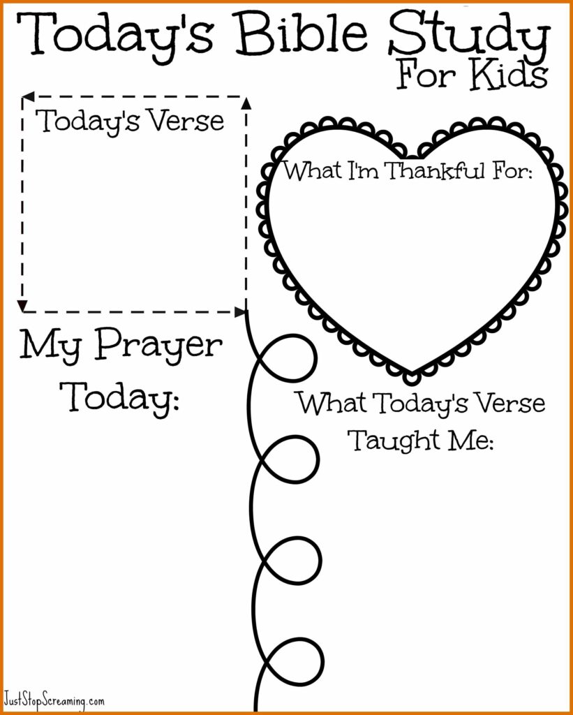 Free Bible Study Printable - bible.weloveprintables.net