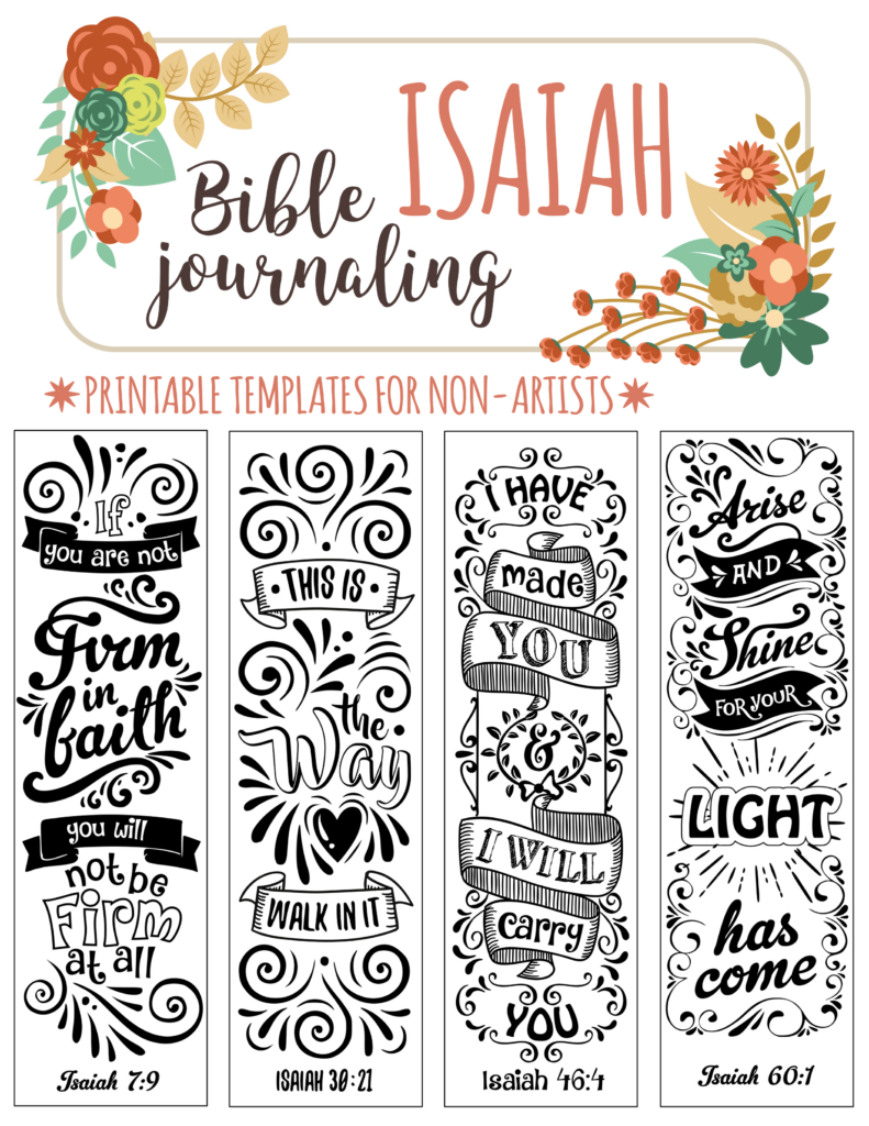 Free Printable Bible Bookmarks Templates