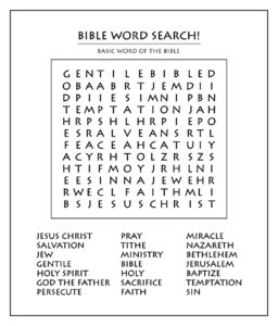 Bible Word Puzzles Printable - bible.weloveprintables.net