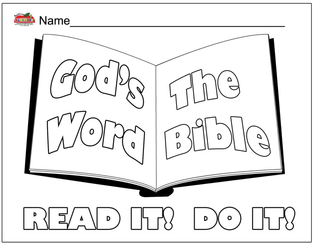 Printable Bible Coloring Sheets Bible Weloveprintables Net