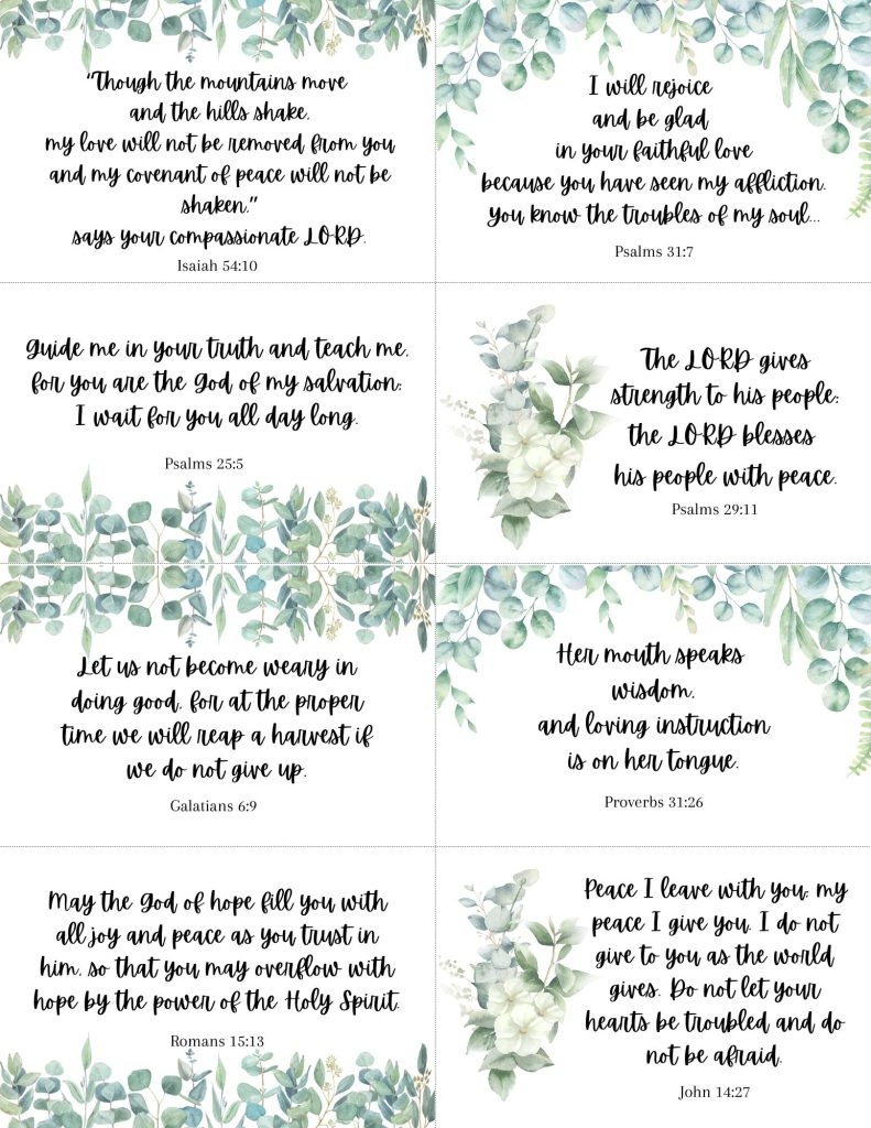 Bible Verse Free Printable Scripture Cards For Sale Www gf planen de