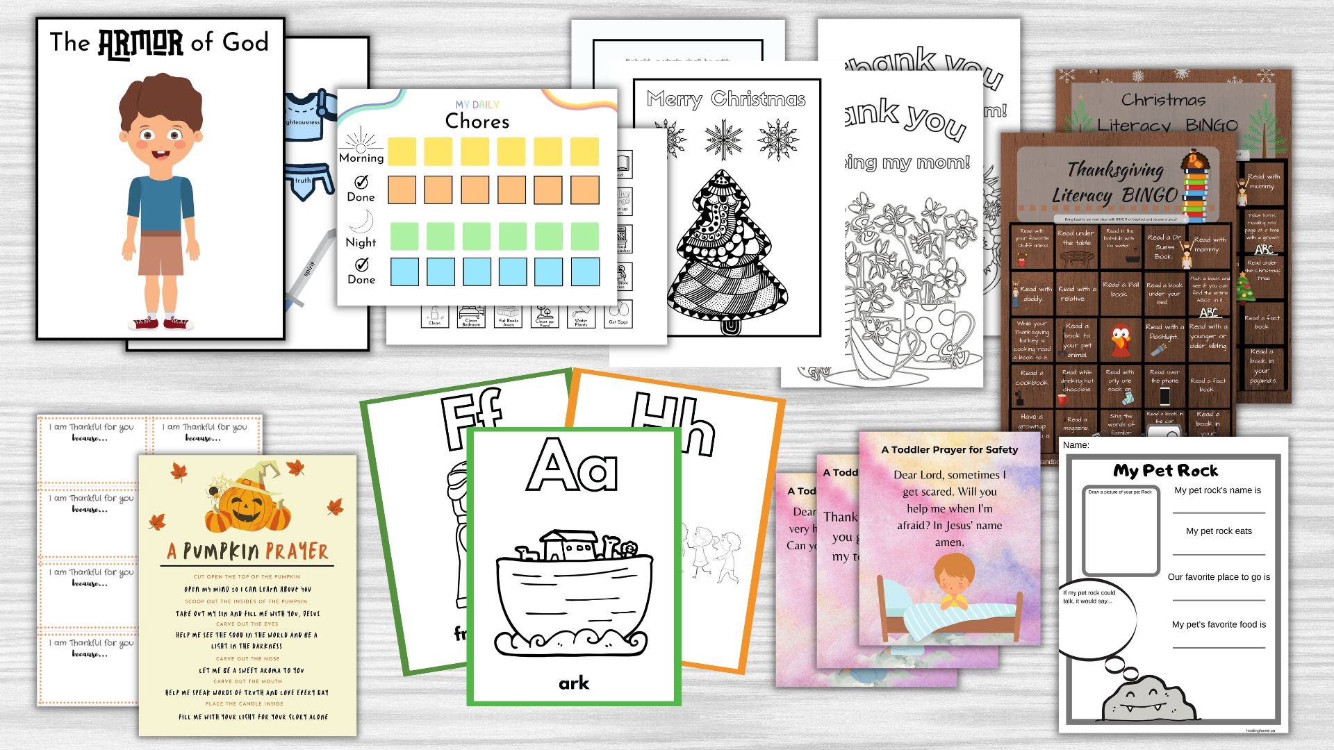 FREE Printable Bible Alphabet For Preschoolers Healing Home