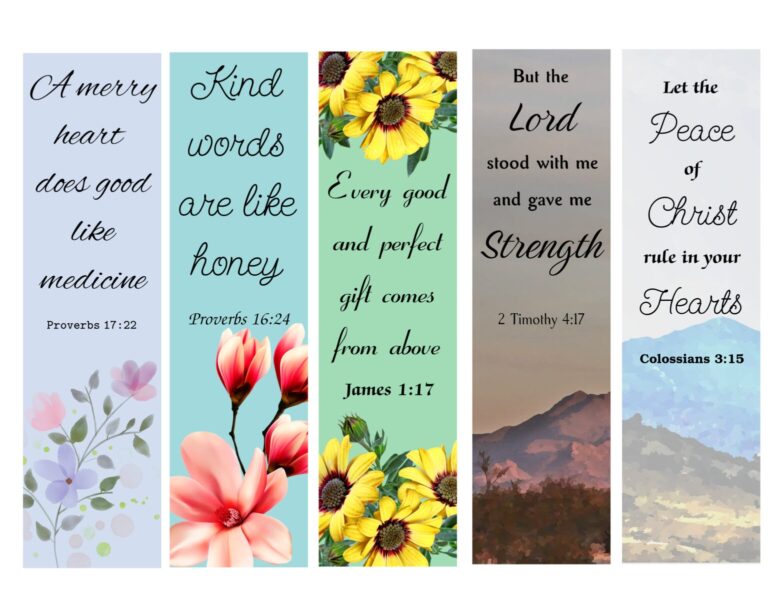 Free Printable Bible Verse Bookmark Printable Eternal Bible