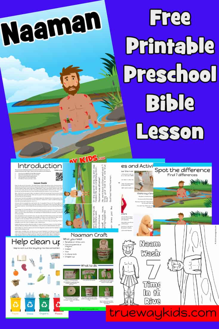Free Printable Naaman Bible Lesson For Kids Bible Lessons For Kids 
