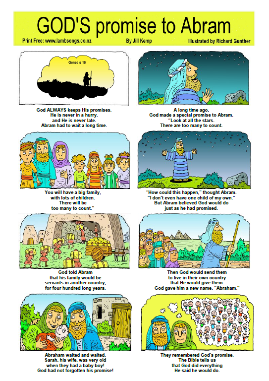 Printable Bible Stories For Kids To Read