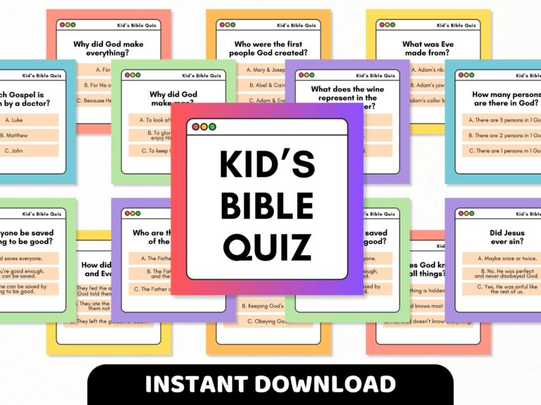 Printable Bible Trivia Questions Answers In Categories 49 OFF